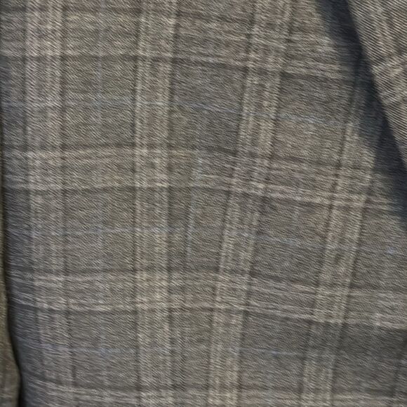 Calvin Klein Mens Plaid Two Button Blazer Jacket, Black C36 - Picture 7 of 12